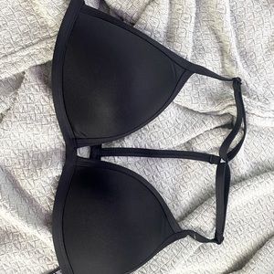 New PINK BLACK WORKOUT AND SWIM BIKINI TOP